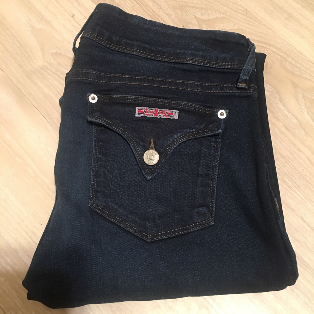 Hudson Brand  Beth Baby Boot Jeans Dk Blue Sz 29